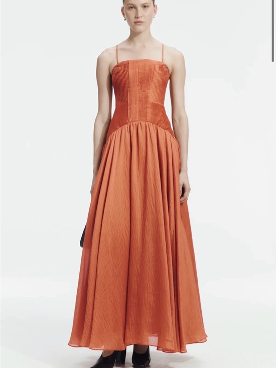 Aje Dresses & Skirts - Aje Contour Gown Coral Clay US 10 Aus 14
